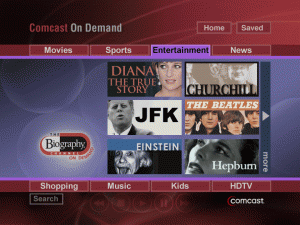 Comcast: On Demand User Interaction